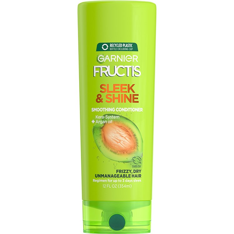 Front view of Sleek and Shine Conditioner for Unmanageable Hair.